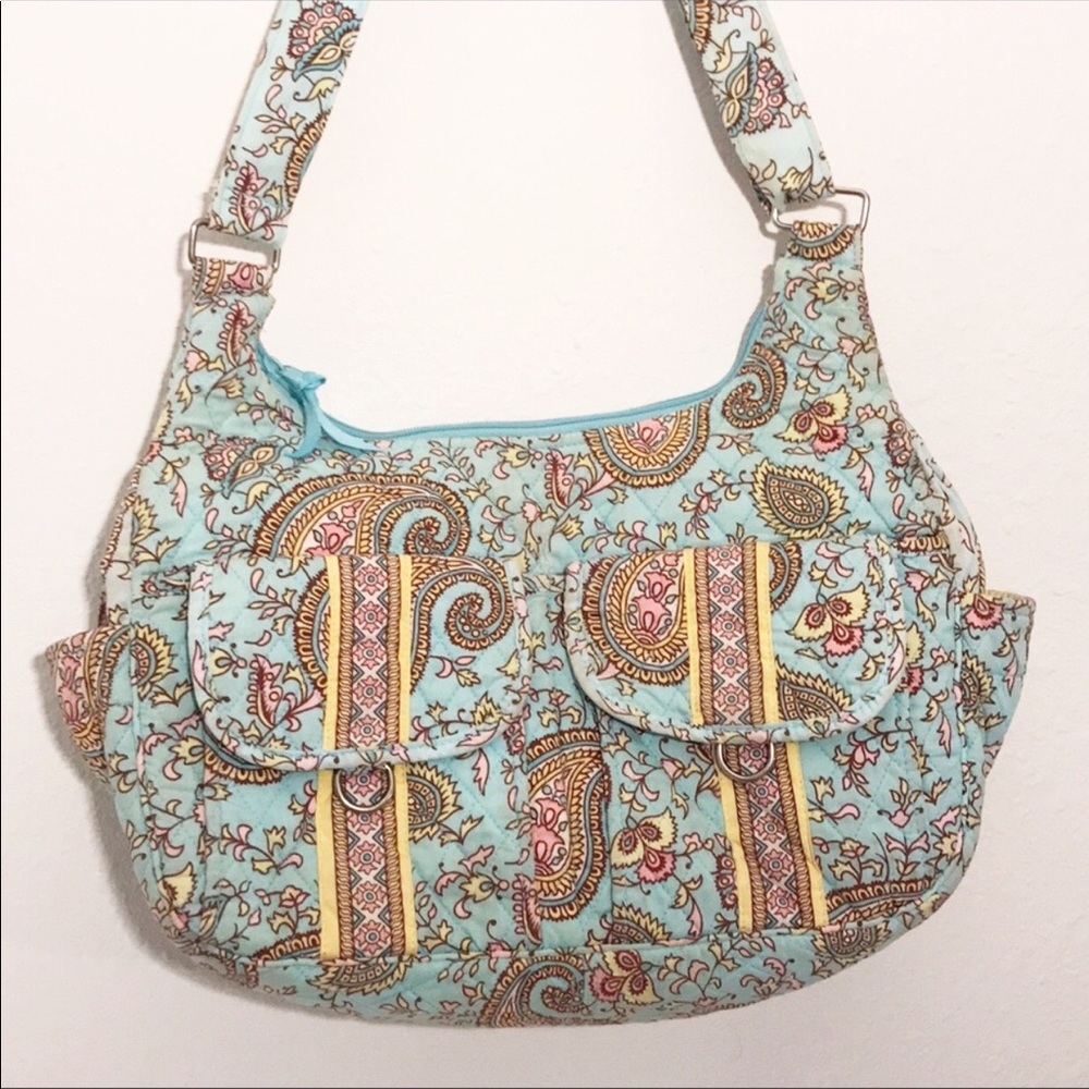 Lemon Hill Quilted Cotton Paisley Shoulder Bag